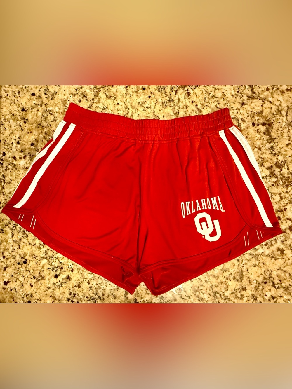 Oklahoma University Red Athletic Women’s Shorts